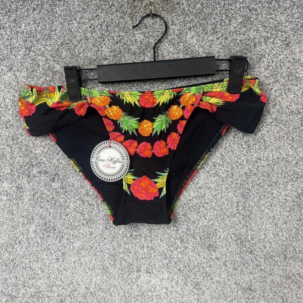 Mara Hoffman Bikini Bottom L Pineapple Botanical Dopamine Indie Whimsigoth Swim